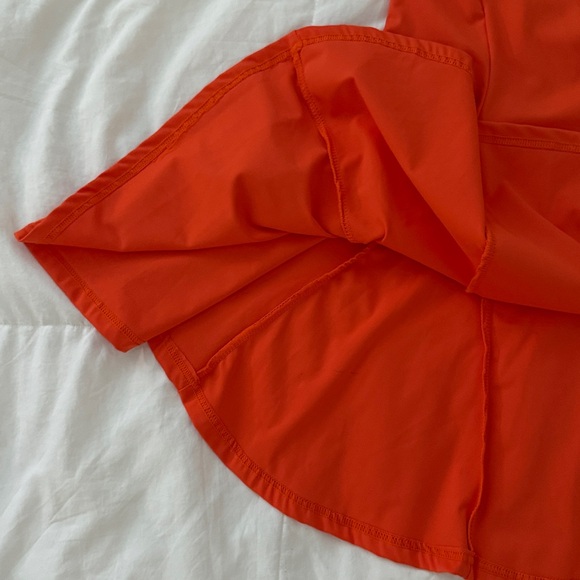 Orange Halter Mini Dress - Picture 8 of 9